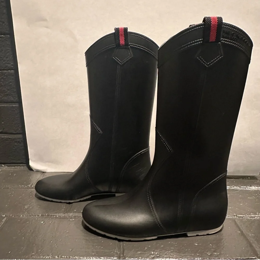 Designer Rain Boots by Fabio Rusconi Made in Italy High End Boots Women’s 6